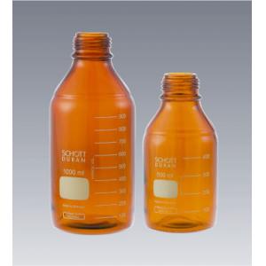ねじ口びん（デュラン）　茶かっ色　びんのみ　ISOねじ 250mL [017210-2504A]