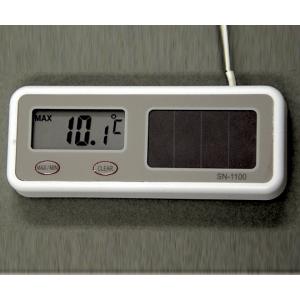 ソーラーデジタル温度計　ＳＮ−１１００ [1-7340-01]