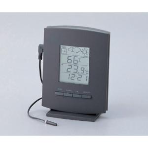 温湿度計　天気予報・時計付ＢＡ−９１１３ [1-4158-01]