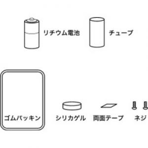 温湿度ロガー　アクセサリ　バッテリ TR-00P2