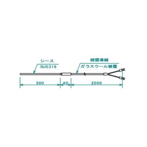 Ｔ熱電対 |||Ｈ－ＳＴ６Ｔ－Ａ３００  