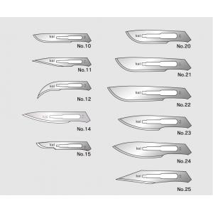 Ｋａｉ　替刃メス用替刃 |||№２５　１００枚入　届出  