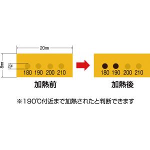 真空用サーモラベル |||ＶＬ－１００　１０枚入  