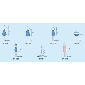 軸付砥石・輪付ゴム砥石　１０入 |||ＣＡ１０４０（旧Ｄ１００２）  