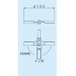 スリーワンモーター用撹拌羽根 |||ボス付　タービン  